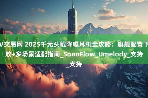 V交易网 2025千元头戴降噪耳机全攻略：旗舰配置下放+多场景适配指南_SonoFlow_Umelody_支持